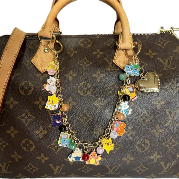 Pokemon Enamel Gold Tone Character Bag Chain Fandom Gotta Catch’em All - Picture 4 of 5